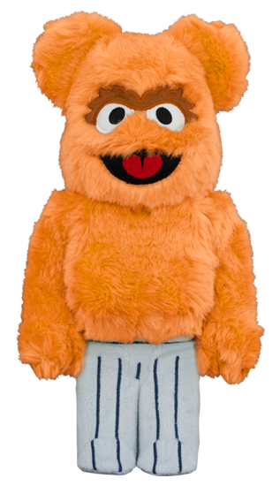 Medicom Toy BE@RBRICK - Oscar The Grouch 400% (The Original Orange Medicom Toy BE@RBRICK - Oscar The Grouch 400% (The Original Orange