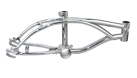12" Bicycle Frame in Chrome