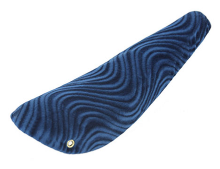 16" Banana Saddle Velour Seat Blue