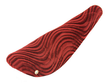 16" Banana Saddle Velour Seat Red