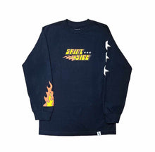 Load image into Gallery viewer, Saint Side - Wasted Long Sleeve Navy
