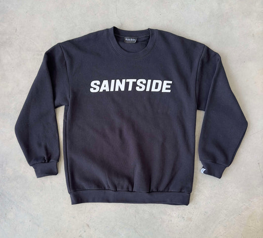 Saint Side 16th Anniversary Crewneck Black
