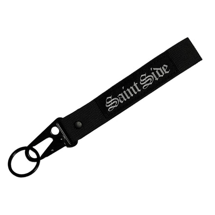 Saint Side - Old English Carabiner Strap Black