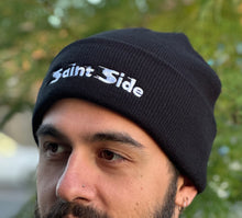 Load image into Gallery viewer, Saint Side - Sspeed Embroidered Beanie Black
