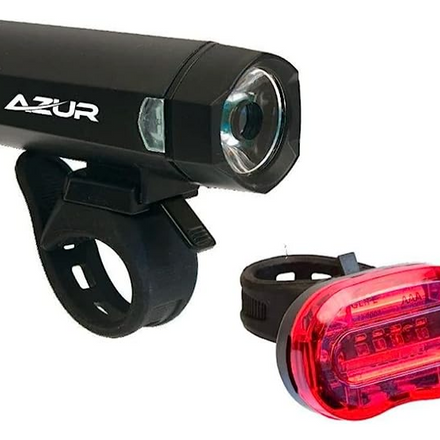 Azur Battery Blaze 40/25 Lumens Light Set Front and Rear