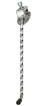Square Twisted Kickstand 10 1/2" Chrome