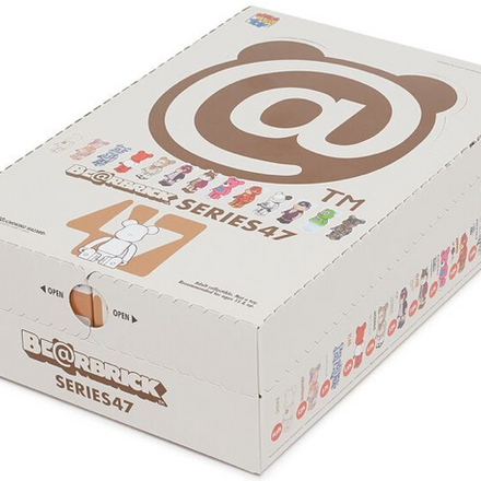 Medicom Toy 100% Bearbrick - Series 47 - Sealed Box of 24 Be@rbrick