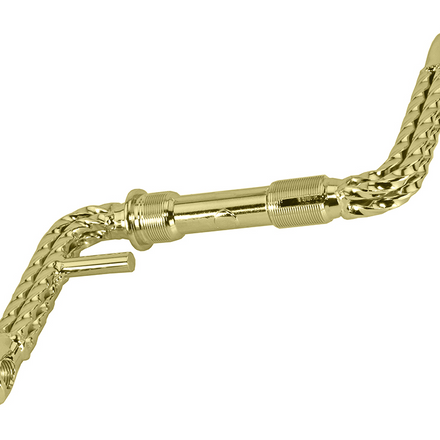 Quad Twisted One Piece Crank 4 1/2 (115mm) Gold