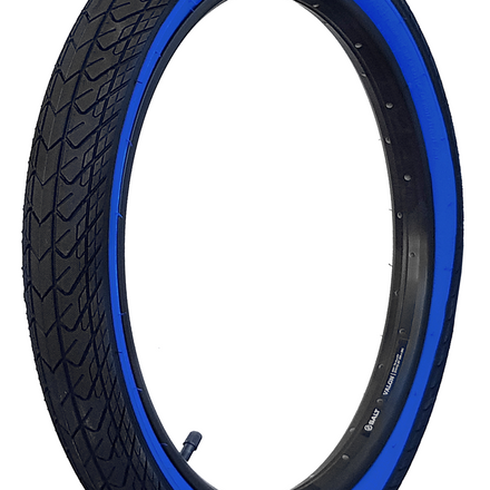 Tyre Arrow 20" x 2.25" Black with Blue Side Wall