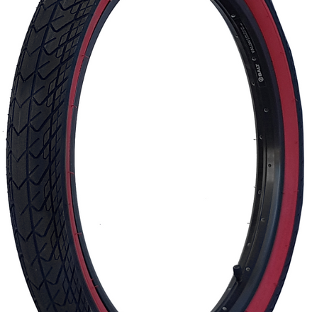 Tyre Arrow 20" x 2.25" Black with Red Side Wall