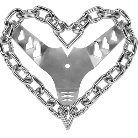 Sweet Heart Chain Steering Wheel Chrome