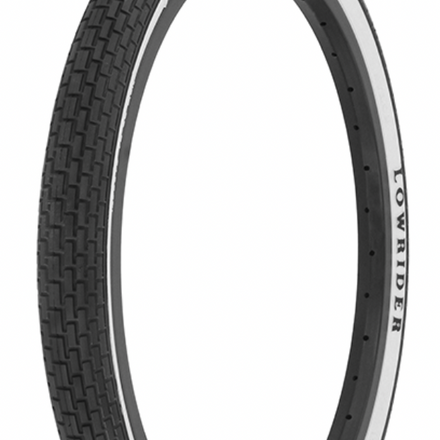 Tyre Duro 20" x 1.75" Black/White Side Wall Lowrider Raised Letter HF-120A
