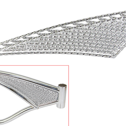 20" Twisted Frame Top Insert Chrome