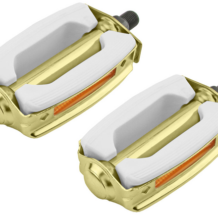 Krate Pedals 1/2" White Gold