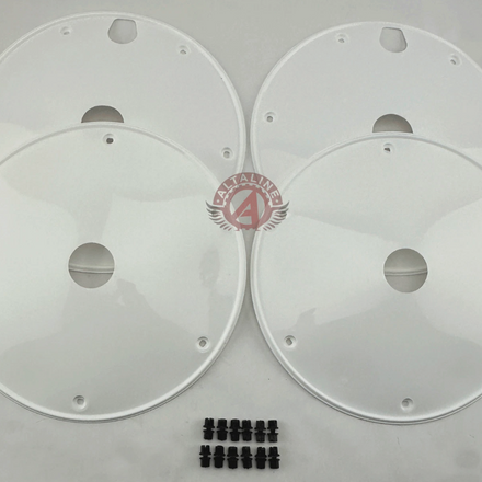 20" Wheel Cover Discs Set of 4 in White