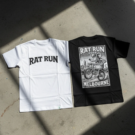 Rat Run 2025 Event Tshirt Preorder - Ends Oct 31