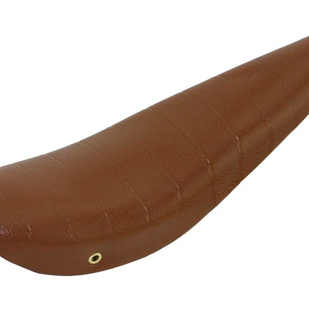 20" Banana Saddle Seat Vinyl Brown