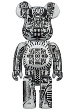 Load image into Gallery viewer, BE@RBRICK 1000% H.R Giger White Chrome

