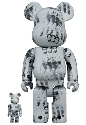 BE@RBRICK 100% and 400% Set Andy Warhol's 'Elvis Presley'