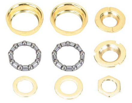 Bottom Bracket Set 1 Piece Crank 5/16 x 9 24TPI Gold