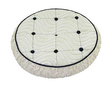 Lowrider Spare Tyre Cover Velour White