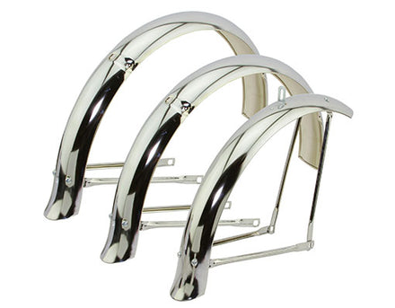 20" Flared Adjustable Ducktail Conversion Fender Set for Trike
