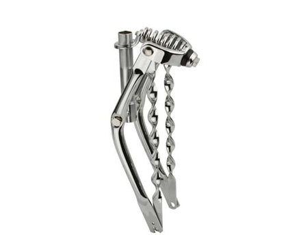 16" Classic Spring Fork with Twisted Bars Chrome
