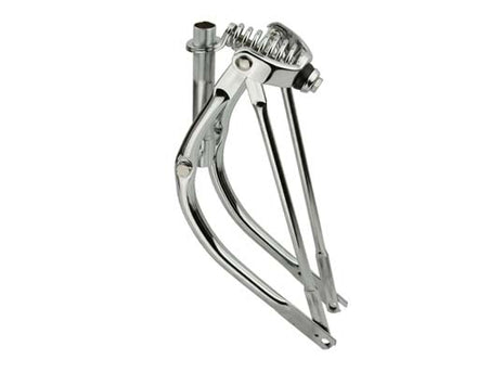 16" Bent Spring Fork Chrome