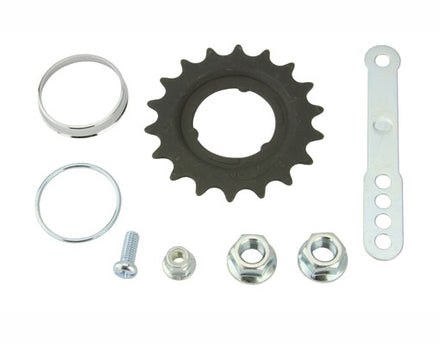 18T Coaster Hub Rear Sprocket Kit Black