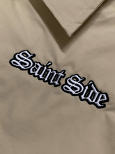 Load image into Gallery viewer, Saint Side Old English 2 Tone Embroidered Work Jacket Khaki
