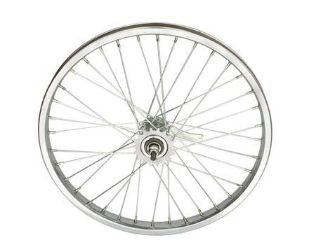 20" 36 Spoke Cross Lace Rear Coaster Wheel Chrome