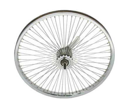 20" 72 Spoke Rear Coaster Wheel Chrome