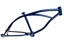 Load image into Gallery viewer, 20&quot; Bicycle Frame in Navy Blue Gloss Metallic Paint
