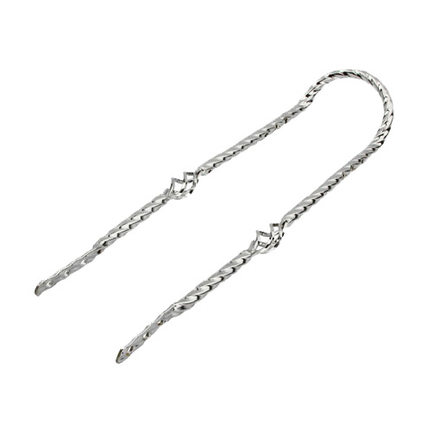 Twisted Square Cage Short Back 24 Sissy Bar Chrome