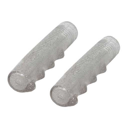 Handlebar Grips Sparkle Clear
