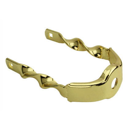 Spring Fork Flat Twisted Extended Crown Gold