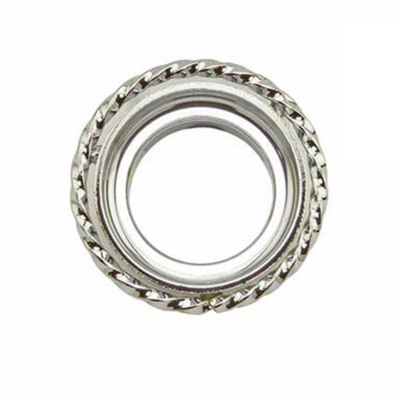 Lowrider Square Twisted Headset Cup Chrome