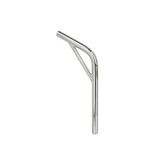 Steel Seat Post Pilar 22.2mm x 400mm Layback with Support Chrome