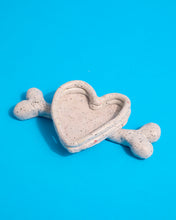 Load image into Gallery viewer, Saint Side - Bootleg Garage Clay Incense Holder - Heart on a Bone Tray + Random Incense Pack
