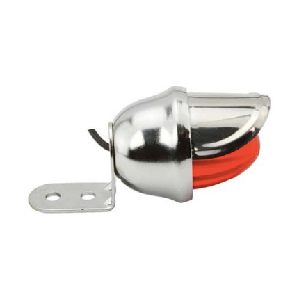 Mini Bee Light With Visor Red Wired