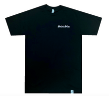 Load image into Gallery viewer, Saint Side - Old English Embroidered T-Shirt Black
