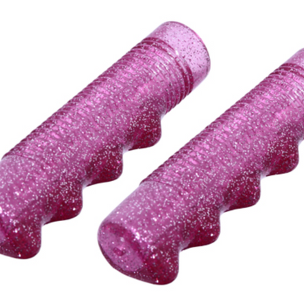 Handlebar Grips Sparkle Pink