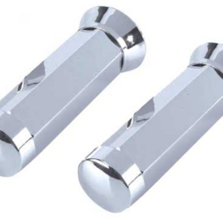 Square Classic Handlebar Grips Chrome