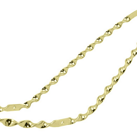 Twisted Banana Seat Trim Gold