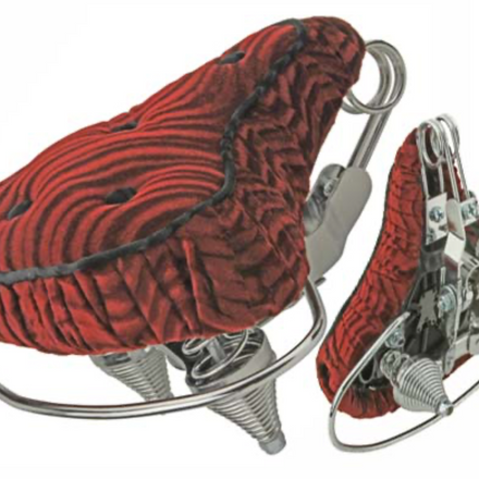 Beach Cruiser Saddle Seat Velour Red