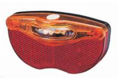 Rear 4 LED Battery Operated Carrier Light