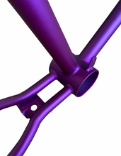 Load image into Gallery viewer, 20&quot; Bicycle Frame in Matte Purple Metallic Powder Coated
