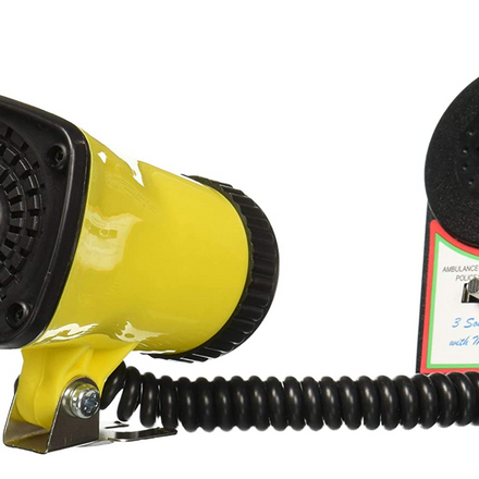 Electronic Siren Horn with Microphone (3 Sound Effects)