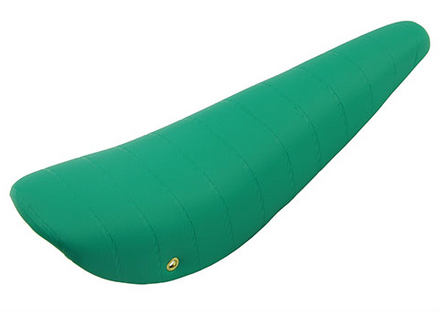 20" Banana Saddle Seat Vinyl Flat Green
