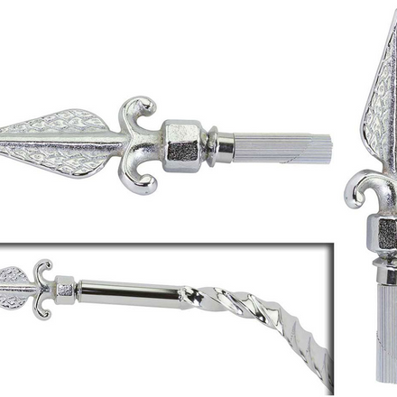 Bar End Arrow Chrome